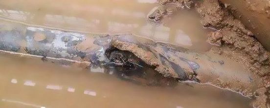 電力電纜進水了