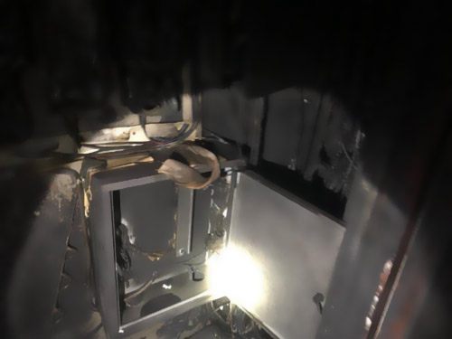 事發火災的電纜井