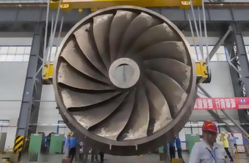 百萬千瓦級水輪機設備風葉